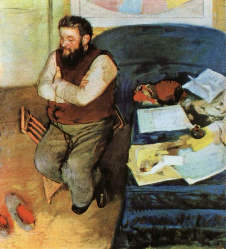 Edgar Degas The Portrait of Martelli Norge oil painting art